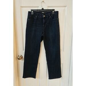 Hudson Jeans Women Size 8 Dark Wash Straight Leg Mid Rise Stretch Denim 29x30